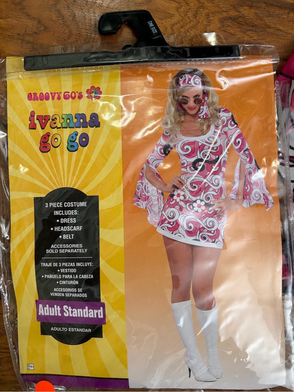 Ivanna Go Go Mini Dress — Pink Swirl 60s Costume